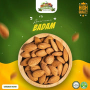 Buy Premium American Almonds (Badam) 250g, 500g & 1kg Packs | Pakistan