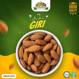 Badam Giri [ 250gm Pack ] Natural Premium Australians, Almonds 250gm pack Dried | Premium Badam Giri | High in Fiber & Boost Immunity | Real Nuts | Gluten Free & Zero Cholesterol khandryfruit