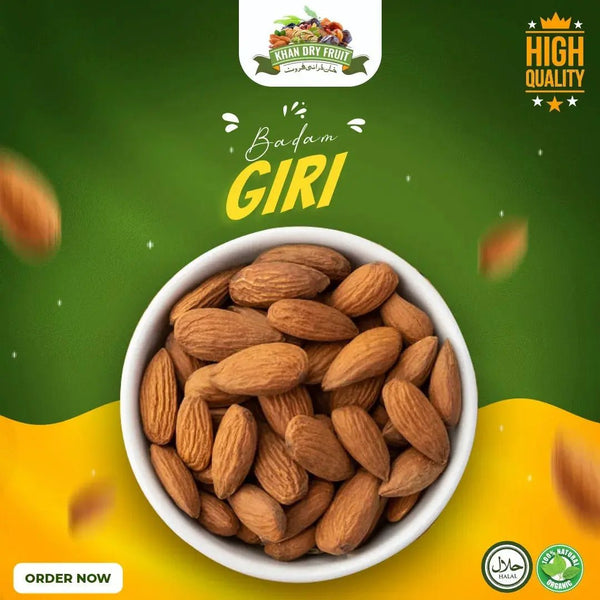 Buy Quality Australian Almonds Online  (1Kg Pack) Badam Giri Premium Quality