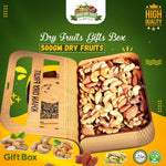 Dried Fruit Gift Baskets . 500gm Mix Dry fruit Wooden Box, Dry Fruit Gift Box,