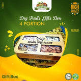 Dry Fruit Gift Basket- Wood Quality nuts almond [ 4 ITEMS A box 900gm Dray fruits in Box khandryfruit