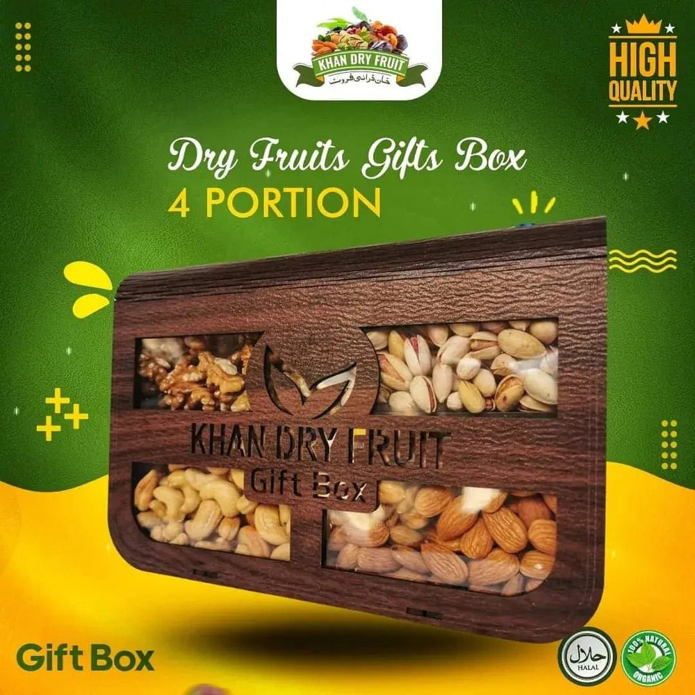 Dry Fruit Gift Box ( Nuts 4 portion Box )