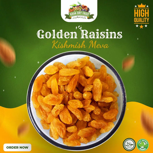 Kishmish Sundar Khani  1KG Pack  Golden Raisins