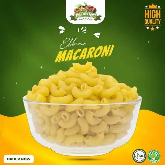 Macaroni pasta with dry fruits